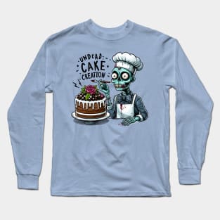 Zombie baker - Undead Cake creation Long Sleeve T-Shirt